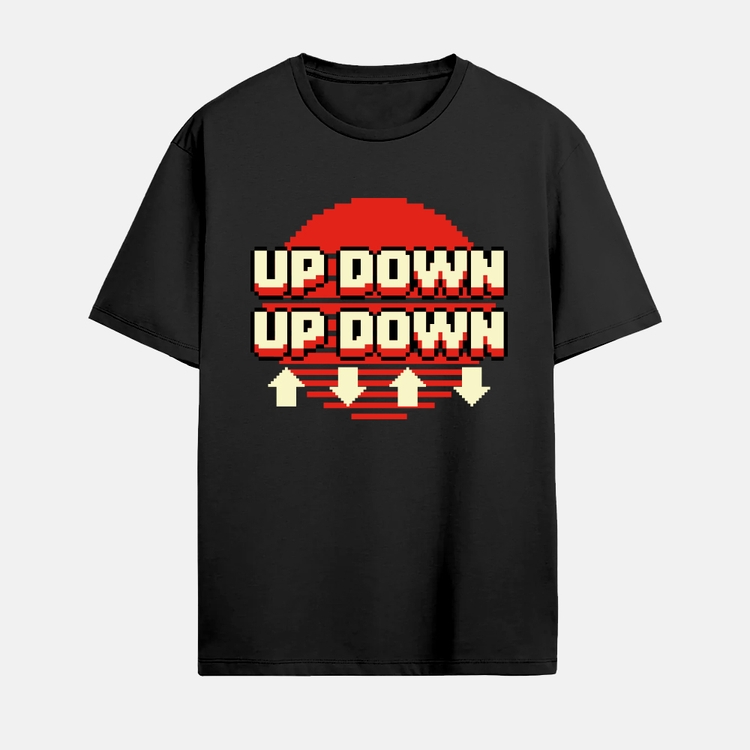 Coryxkenshin - Up Down Sun Black Tee