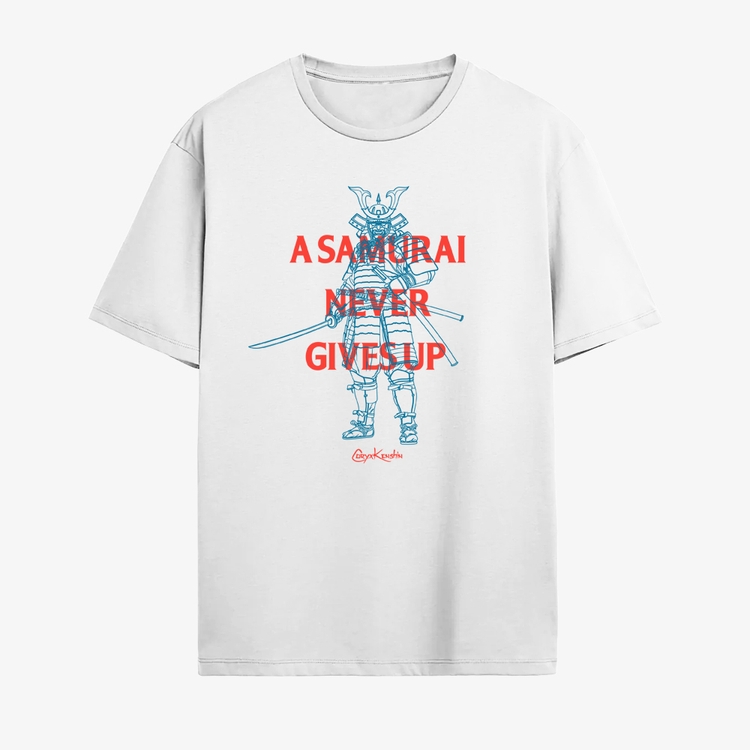 CORYxKENSHIN NEVER GIVE UP WHITE T-SHIRT